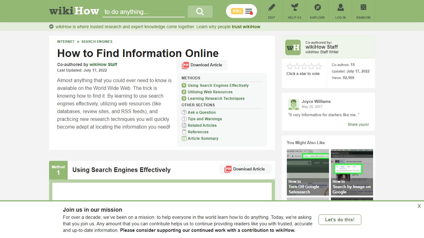 3 Ways to Find Information Online - wikiHow